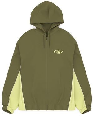 New Balance Trackside Woven Jacket - Green