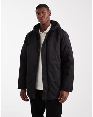 ASOS Mid Length Parka - Black