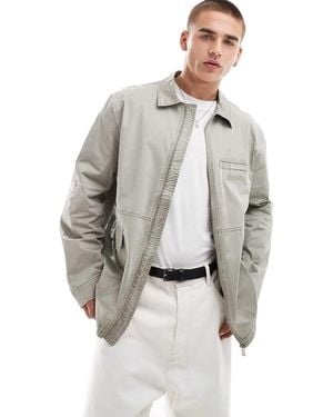 HERA Washed Utility Jacket - Grey