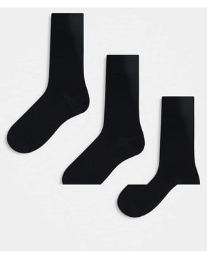 ARKET 3 Pack Ankle Socks - Black