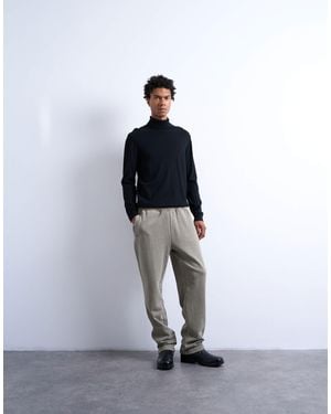TOPMAN Heavyweight Straight Leg Jogger - White