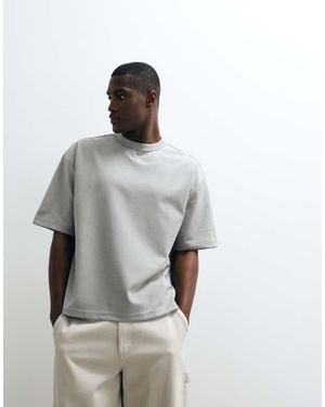 ASOS Breathemax Heavyweight Boxy Oversized T-Shirt - Grey