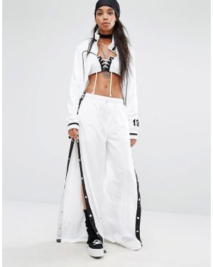 PUMA Fenty X By Rihanna Track Trousers With Side Poppers - White
