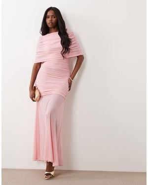 Forever New – netzstoff-maxikleid - Pink