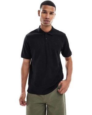 Jack & Jones Textured Polo - Black