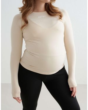 Aim'n – weiches, langärmliges basic-shirt - Natur