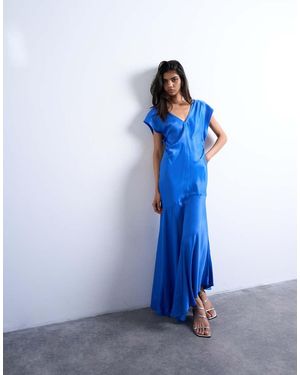 TOPSHOP Vestito Midi - Blu