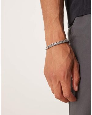ASOS Festival Beaded 2 Pack Bracelet - Grey