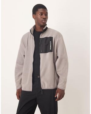 ASOS – oversize aus fleece - Natur