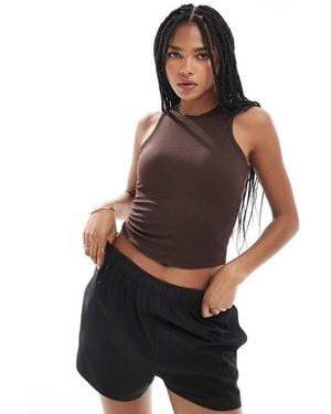 agon® Classic Vest Top - Brown