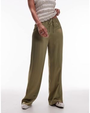 & Other Stories Satin Pull-on Wide Leg Trousers - Multicolour