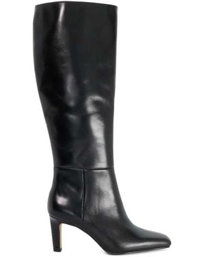 Dune Standin Knee High Boots - Black