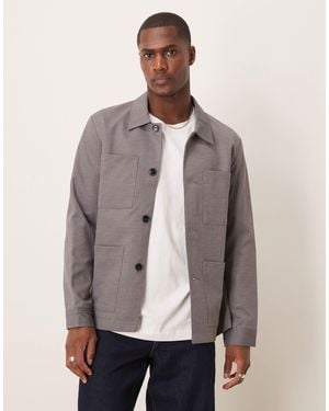SELECTED Jersey Slim Fit Suit Jacket - Brown