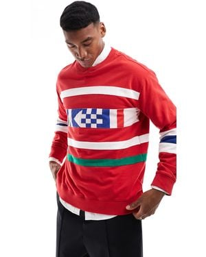 GANT – 75th anniversary capsule – sweatshirt - Rot