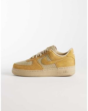 Nike Air Force 1'07 Lv8 Woven Trainers - Natural