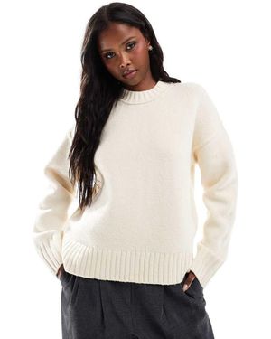 OMNES Clementine Crew Neck Jumper - White