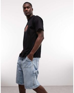 Carhartt Double Knee Carpenter Shorts - Blue