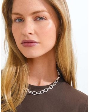 Pilgrim Now Collana Placcata - Marrone