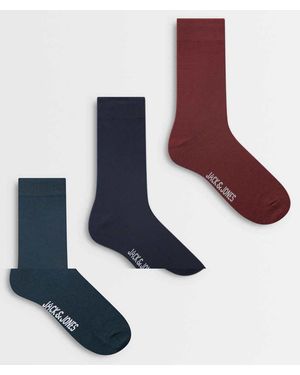 Jack & Jones Set Van 3 Paar Sokken - Wit