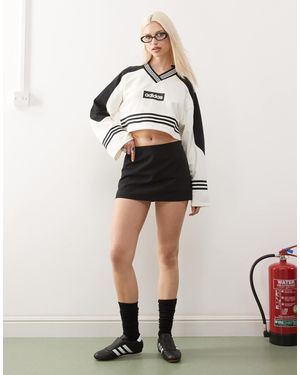 Collusion – clean – eleganter mini-skort - Schwarz