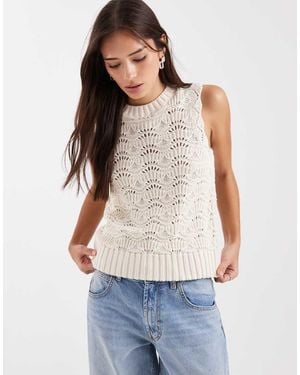 Levi's Hope Crochet Vest - Grey
