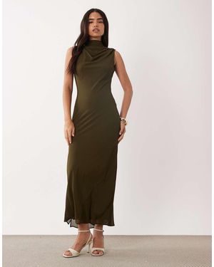 TFNC London Vestito Lungo Sinuoso - Multicolore