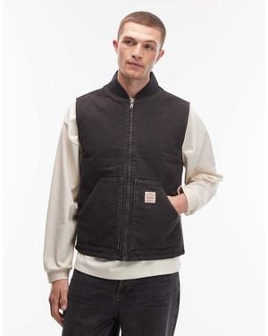 Levi's Workwear Sansome Padded Canvas Vest - Black