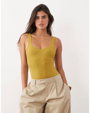 ASOS Sculpting-body aus polyamid - Grün