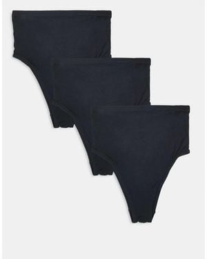 Mama.licious Mamalicious Maternity 3 Pack High Waist High Leg Briefs - Blue