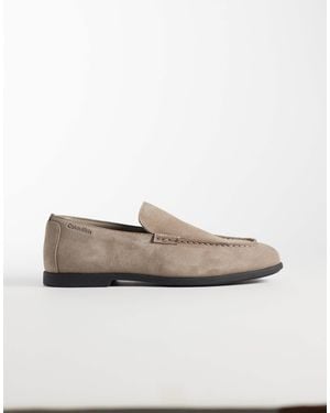 Calvin Klein Leather Loafer - White