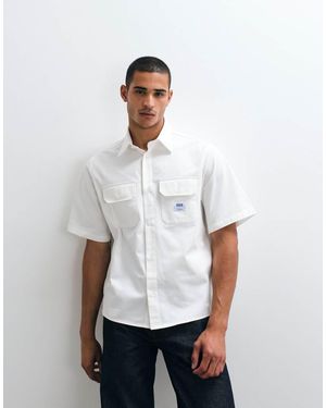 HUGO Ekyno Oversized Shirt - White