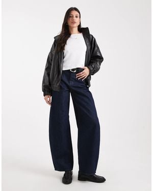 ONLY Taylor High Waist Barrel Jeans - Blue