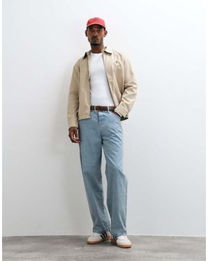 Polo Ralph Lauren Chaqueta Harrington Beis De -Neutro - Azul