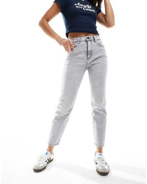 Noisy May Moni High Rise Slim Straight Leg Jeans - Blue