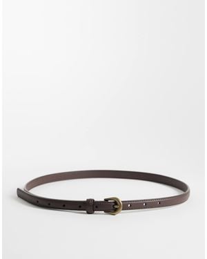ASOS Waist And Hip Skinny Jeans Belt - White