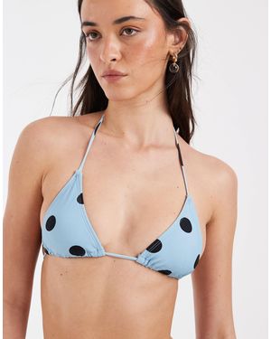 Motel Pami Bikini Top - Blue