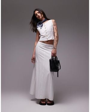 Résumé Resume Low Rise Midi Skirt - Grey