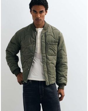 ARKET Quilted Liner Light Weight Jacket - Green
