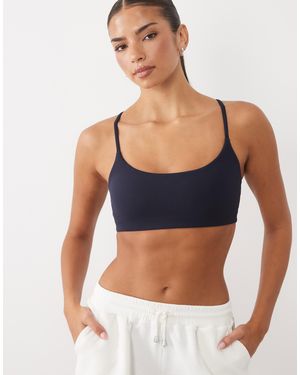 ARKET Mix And Match Soft Stretch Sports Bra - Blue
