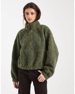 ONLY Teddy Boxy Fleece - Green