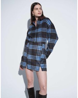 ASOS Pelmet Mini Rok Co-Ord - Blauw