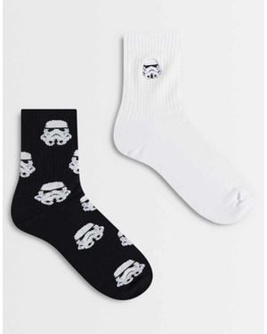 ASOS Pack De 2 Calcetines Stormtrooper - Multicolor