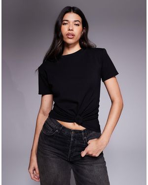 Wanderdoll Wander doll – so basic – t-shirt mit hohem baumwollanteil - Schwarz