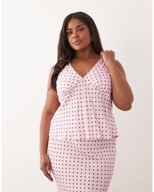 Nobody's Child V-neck Sleeveless Top - Pink