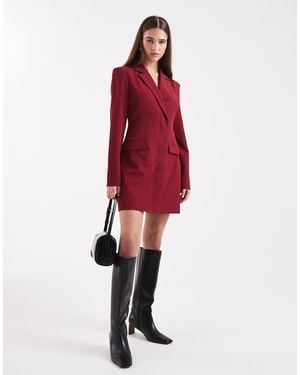 Miss Selfridge Cinch Blazer Dress - Red