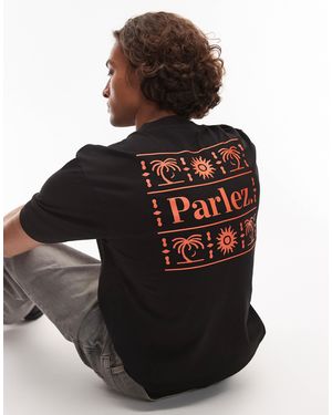 Parlez Ardor - t-shirt imprimé au dos - Noir