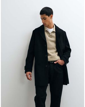 Jack & Jones Wool Coat - Black