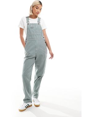 Dickies Classic Hickory Striped Dungarees - Blue