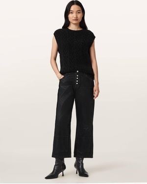 AllSaints – tay – carpenter-jeans - Schwarz