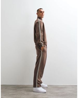 ASOS Jogger mit geradem bein und webband - Weiß